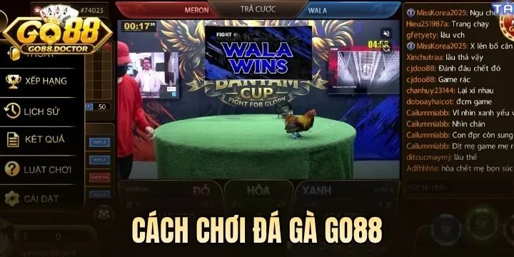 Cách chơi Đá Gà Go88 đúng luật
