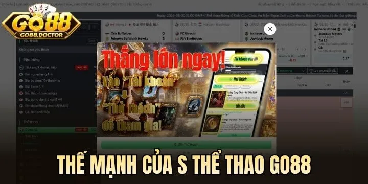 Những điểm đáng chơi của S Thể Thao Go88