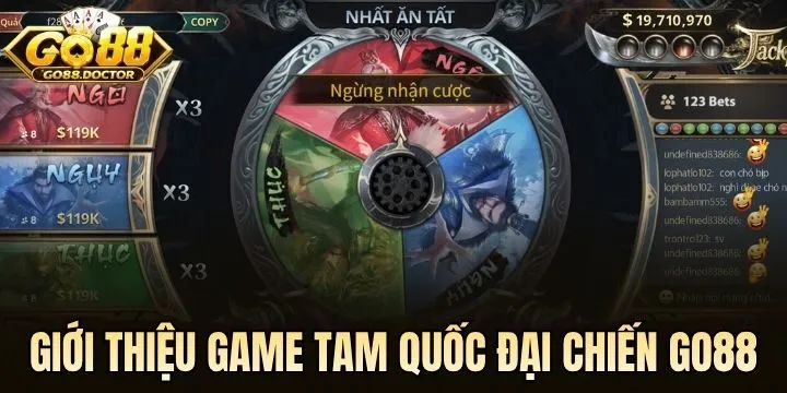 Giới thiệu Tam Quốc Đại Chiến Go88