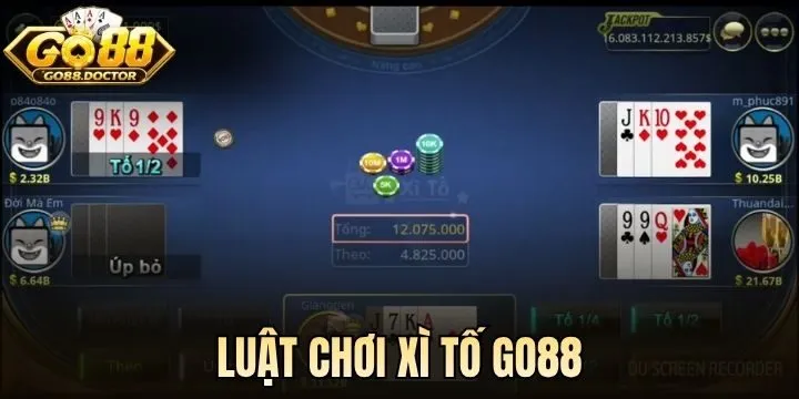 Xì Tố Go88 quy định luật chơi như thế nào? 