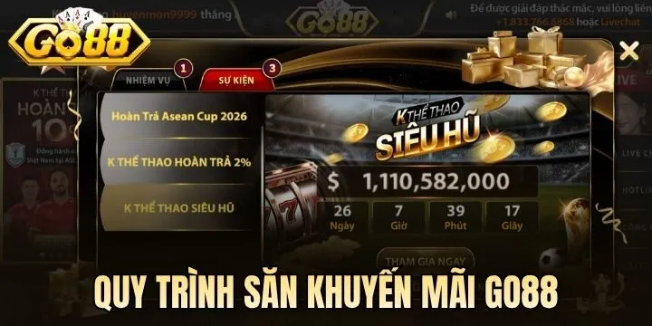 Hướng dẫn săn khuyến mãi Go 88