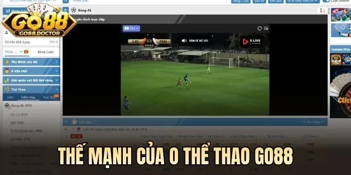 O Thể Thao Go88 có gì đáng trải nghiệm?