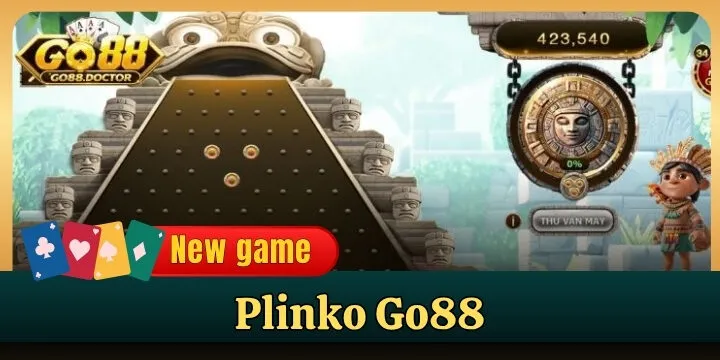 Plinko Go88 - Ẵm thưởng x1000 chỉ với 1 cú thả bi siêu lời