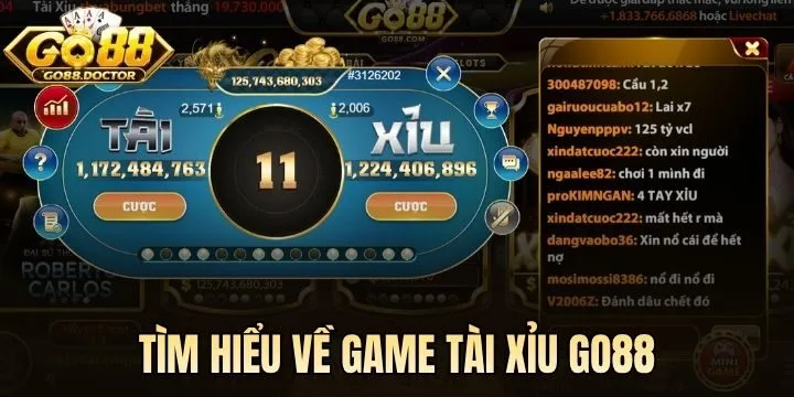 Tìm hiểu game Tài Xỉu Go88