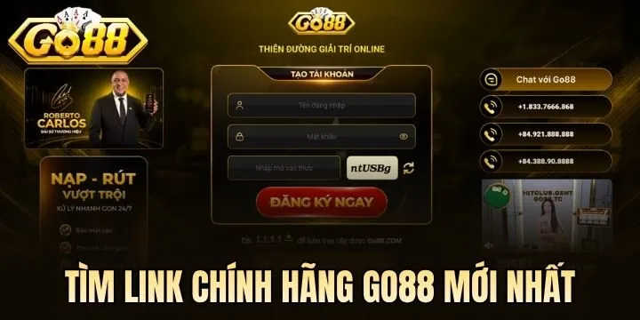 Cập nhật link chính hãng Go88